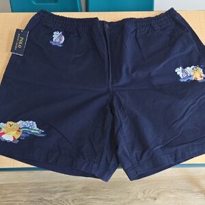 Polo by Ralph Lauren Blue Flat Front Shorts
